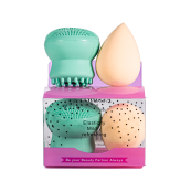 Набір 2 в 1 Puffy спонж для макіяжу та щітка для очищення обличчя. Зображення №4 Набір 2 в 1 Puffy спонж для макіяжу та щітка для очищення обличчя. Зображення №4