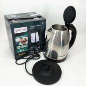 Електрочайник Rainberg RB-804 дисковий 2л, чайник електро, стильний електричний чайник, електронний. Зображення №6