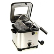 Фритюрница для дома Rainberg RB-2219 с терморегулятором и съемной чашей электрофритюрница мини фритюрница. Изображение №3