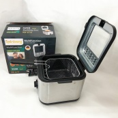 Фритюрница для дома Rainberg RB-2219 с терморегулятором и съемной чашей электрофритюрница мини фритюрница. Изображение №5