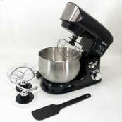 Електричний планетарний міксер тістоміс Rainberg RB-8083 3200 Вт з насадками. Колір: чорний. Зображення №2 Електричний планетарний міксер тістоміс Rainberg RB-8083 3200 Вт з насадками. Колір: чорний. Зображення №2