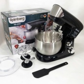 Електричний планетарний міксер тістоміс Rainberg RB-8083 3200 Вт з насадками. Колір: чорний. Зображення №3 Електричний планетарний міксер тістоміс Rainberg RB-8083 3200 Вт з насадками. Колір: чорний. Зображення №3