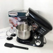 Електричний планетарний міксер тістоміс Rainberg RB-8083 3200 Вт з насадками. Колір: чорний. Зображення №5 Електричний планетарний міксер тістоміс Rainberg RB-8083 3200 Вт з насадками. Колір: чорний. Зображення №5