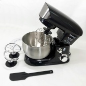 Електричний планетарний міксер тістоміс Rainberg RB-8083 3200 Вт з насадками. Колір: чорний. Зображення №6 Електричний планетарний міксер тістоміс Rainberg RB-8083 3200 Вт з насадками. Колір: чорний. Зображення №6