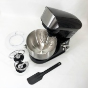 Електричний планетарний міксер тістоміс Rainberg RB-8083 3200 Вт з насадками. Колір: чорний. Зображення №7 Електричний планетарний міксер тістоміс Rainberg RB-8083 3200 Вт з насадками. Колір: чорний. Зображення №7