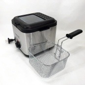 Фритюрница для дома Rainberg RB-2219 с терморегулятором и съемной чашей электрофритюрница мини фритюрница. Изображение №8