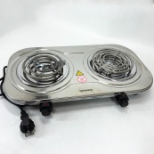 Електрична плита Rainberg RB-008 на 2 поверхні спіральна + 2 регулятори 3500 Вт. Зображення №7 Електрична плита Rainberg RB-008 на 2 поверхні спіральна + 2 регулятори 3500 Вт. Зображення №7