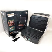 Гриль притискний Rainberg RB-5413 терморегулятор антипригарний 3200 Вт нержавіюча сталь. Зображення №7