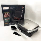 Гриль притискний Rainberg RB-5413 терморегулятор антипригарний 3200 Вт нержавіюча сталь. Зображення №11