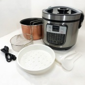 Мультиварка пароварка Rainberg RB-6209 45 программ 6 л 1000W, Сенсорная мультиварка рисоварка. Изображение №14 Мультиварка пароварка Rainberg RB-6209 45 программ 6 л 1000W, Сенсорная мультиварка рисоварка. Изображение №14