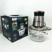 Блендер стаціонарний Rainberg RB-2201 кухонний подрібнювач 1300W чаша скляна на 2 л подвійне лезо чоппер. Зображення №2 Блендер стаціонарний Rainberg RB-2201 кухонний подрібнювач 1300W чаша скляна на 2 л подвійне лезо чоппер. Зображення №2