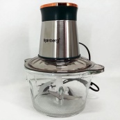 Блендер стаціонарний Rainberg RB-2201 кухонний подрібнювач 1300W чаша скляна на 2 л подвійне лезо чоппер. Зображення №3 Блендер стаціонарний Rainberg RB-2201 кухонний подрібнювач 1300W чаша скляна на 2 л подвійне лезо чоппер. Зображення №3