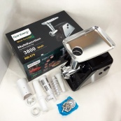 М'ясорубка електрична електром'ясорубка Rainberg RB-676 із соковижималкою 3800W, м'ясорубка для томатів. Зображення №9 М'ясорубка електрична електром'ясорубка Rainberg RB-676 із соковижималкою 3800W, м'ясорубка для томатів. Зображення №9