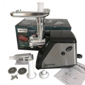 М'ясорубка електрична електром'ясорубка Rainberg RB-676 із соковижималкою 3800W, м'ясорубка для томатів. Зображення №16 М'ясорубка електрична електром'ясорубка Rainberg RB-676 із соковижималкою 3800W, м'ясорубка для томатів. Зображення №16