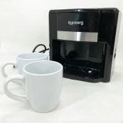 Кофеварка капельная Rainberg RB-613 (0,3 л, 500 Вт) с двумя керамическими чашками, маленькая кофемашина. Изображение №10 Кофеварка капельная Rainberg RB-613 (0,3 л, 500 Вт) с двумя керамическими чашками, маленькая кофемашина. Изображение №10