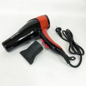 Фен GEMEI GM-1766 2.6 кВт АС, фен для голови, жіночий фен для волосся, фен сушка. Колір: помаранчевий. Зображення №8 Фен GEMEI GM-1766 2.6 кВт АС, фен для голови, жіночий фен для волосся, фен сушка. Колір: помаранчевий. Зображення №8