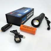 Ліхтарик ручний Bailong BL-A75-P90, ліхтарик поліс, ліхтарик bl, світлодіодний ліхтарик для туриста. Зображення №5 Ліхтарик ручний Bailong BL-A75-P90, ліхтарик поліс, ліхтарик bl, світлодіодний ліхтарик для туриста. Зображення №5