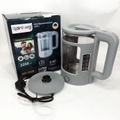 Електрочайник Rainberg RB-2220 скляний дисковий прозорий. Чайник із підсвічуванням 2200 Вт. Колір: сірий. Зображення №2 Електрочайник Rainberg RB-2220 скляний дисковий прозорий. Чайник із підсвічуванням 2200 Вт. Колір: сірий. Зображення №2