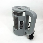 Електрочайник Rainberg RB-2220 скляний дисковий прозорий. Чайник із підсвічуванням 2200 Вт. Колір: сірий. Зображення №3 Електрочайник Rainberg RB-2220 скляний дисковий прозорий. Чайник із підсвічуванням 2200 Вт. Колір: сірий. Зображення №3