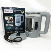 Електрочайник Rainberg RB-2220 скляний дисковий прозорий. Чайник із підсвічуванням 2200 Вт. Колір: сірий. Зображення №4 Електрочайник Rainberg RB-2220 скляний дисковий прозорий. Чайник із підсвічуванням 2200 Вт. Колір: сірий. Зображення №4