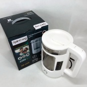 Электрочайник Rainberg RB-2220 стеклянный, дисковый прозрачный. Чайник с подсветкой 2200 Вт. Цвет: белый. Изображение №7 Электрочайник Rainberg RB-2220 стеклянный, дисковый прозрачный. Чайник с подсветкой 2200 Вт. Цвет: белый. Изображение №7