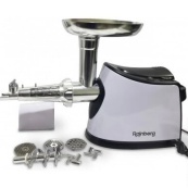Электромясорубка с соковыжималкой Rainberg RB-674 3000W, электромясорубка для шинковки, мощная мясорубка. Изображение №3 Электромясорубка с соковыжималкой Rainberg RB-674 3000W, электромясорубка для шинковки, мощная мясорубка. Изображение №3
