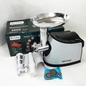 Электромясорубка с соковыжималкой Rainberg RB-674 3000W, электромясорубка для шинковки, мощная мясорубка. Изображение №10 Электромясорубка с соковыжималкой Rainberg RB-674 3000W, электромясорубка для шинковки, мощная мясорубка. Изображение №10