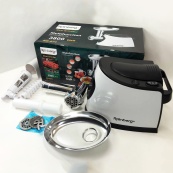 Электромясорубка с соковыжималкой Rainberg RB-674 3000W, электромясорубка для шинковки, мощная мясорубка. Изображение №11 Электромясорубка с соковыжималкой Rainberg RB-674 3000W, электромясорубка для шинковки, мощная мясорубка. Изображение №11