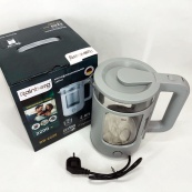 Електрочайник Rainberg RB-2220 скляний дисковий прозорий. Чайник із підсвічуванням 2200 Вт. Колір: сірий. Зображення №7 Електрочайник Rainberg RB-2220 скляний дисковий прозорий. Чайник із підсвічуванням 2200 Вт. Колір: сірий. Зображення №7