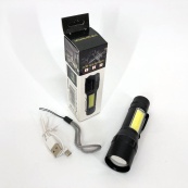 Ліхтар кишеньковий з металевим корпусом Police Bailong BL-T6-19, потужний акумуляторний лед ліхтарик. Зображення №9 Ліхтар кишеньковий з металевим корпусом Police Bailong BL-T6-19, потужний акумуляторний лед ліхтарик. Зображення №9