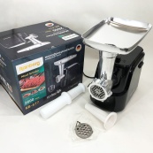 Електрична м'ясорубка Rainberg RB-677 2600 Вт з насадкою для ковбас, м'ясорубка з металевим редуктором. Зображення №5 Електрична м'ясорубка Rainberg RB-677 2600 Вт з насадкою для ковбас, м'ясорубка з металевим редуктором. Зображення №5