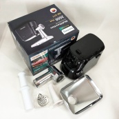 Електрична м'ясорубка Rainberg RB-677 2600 Вт з насадкою для ковбас, м'ясорубка з металевим редуктором. Зображення №7 Електрична м'ясорубка Rainberg RB-677 2600 Вт з насадкою для ковбас, м'ясорубка з металевим редуктором. Зображення №7