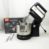 Стаціонарний міксер ручний RAF R.6652 із металевою чашею 3.5 л 1000 Вт. Зображення №9 Стаціонарний міксер ручний RAF R.6652 із металевою чашею 3.5 л 1000 Вт. Зображення №9