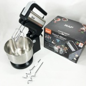 Стаціонарний міксер ручний RAF R.6652 із металевою чашею 3.5 л 1000 Вт. Зображення №19 Стаціонарний міксер ручний RAF R.6652 із металевою чашею 3.5 л 1000 Вт. Зображення №19