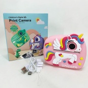 Дитячий фотоапарат миттєвого друку D1-A Pink. Зображення №2