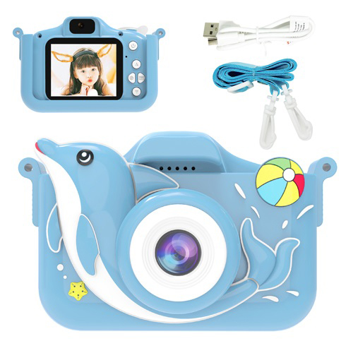 Детский цифровой фотоаппарат + чехол ET015 Детский цифровой фотоаппарат + чехол ET015