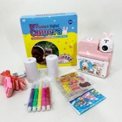 Дитячий фотоапарат миттєвого друку JD30 PINK. Зображення №2