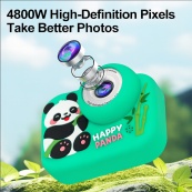 Дитячий фотоапарат Панда Green. Зображення №2 Дитячий фотоапарат Панда Green. Зображення №2