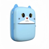 Портативний дитячий термопринтер із Bluetooth A8 Cat міні принтер для телефону Blue. Зображення №5 Портативний дитячий термопринтер із Bluetooth A8 Cat міні принтер для телефону Blue. Зображення №5