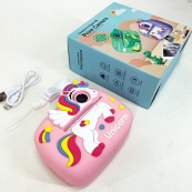 Дитячий фотоапарат миттєвого друку D1-A Pink. Зображення №5