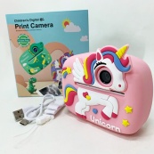 Дитячий фотоапарат миттєвого друку D1-A Pink. Зображення №6