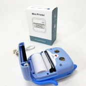 Портативний дитячий термопринтер із Bluetooth A8 Cat міні принтер для телефону Blue. Зображення №8 Портативний дитячий термопринтер із Bluetooth A8 Cat міні принтер для телефону Blue. Зображення №8