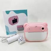 Дитячий фотоапарат миттєвого друку Y600 Pink. Зображення №2 Дитячий фотоапарат миттєвого друку Y600 Pink. Зображення №2