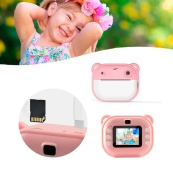 Дитячий фотоапарат миттєвого друку Y600 Pink. Зображення №4 Дитячий фотоапарат миттєвого друку Y600 Pink. Зображення №4