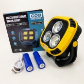 Прожектор фонарь кемпинг W891-1-3COB(White+Yellow)+5SMD(Red) Power bank. Изображение №7