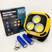 Прожектор фонарь кемпинг W891-1-3COB(White+Yellow)+5SMD(Red) Power bank. Изображение №13