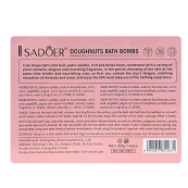 Подарунковий набір пінних бомбочок для ванни Sadoer "Донатси", 4 шт. Изображение №2 Подарунковий набір пінних бомбочок для ванни Sadoer "Донатси", 4 шт. Изображение №2