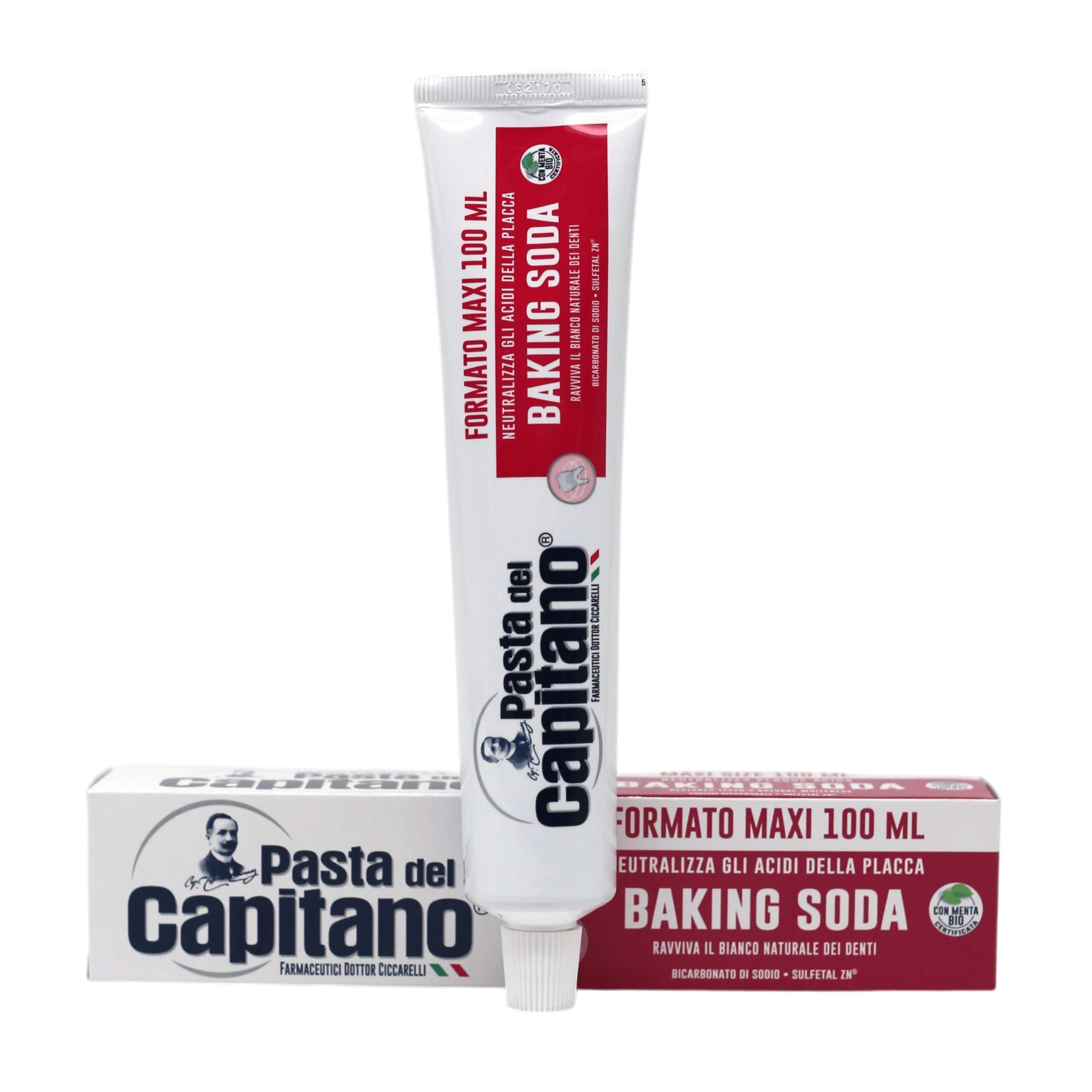 Зубна паста Pasta del Capitano MAXI Baking Soda 75 мл Зубна паста Pasta del Capitano MAXI Baking Soda 75 мл