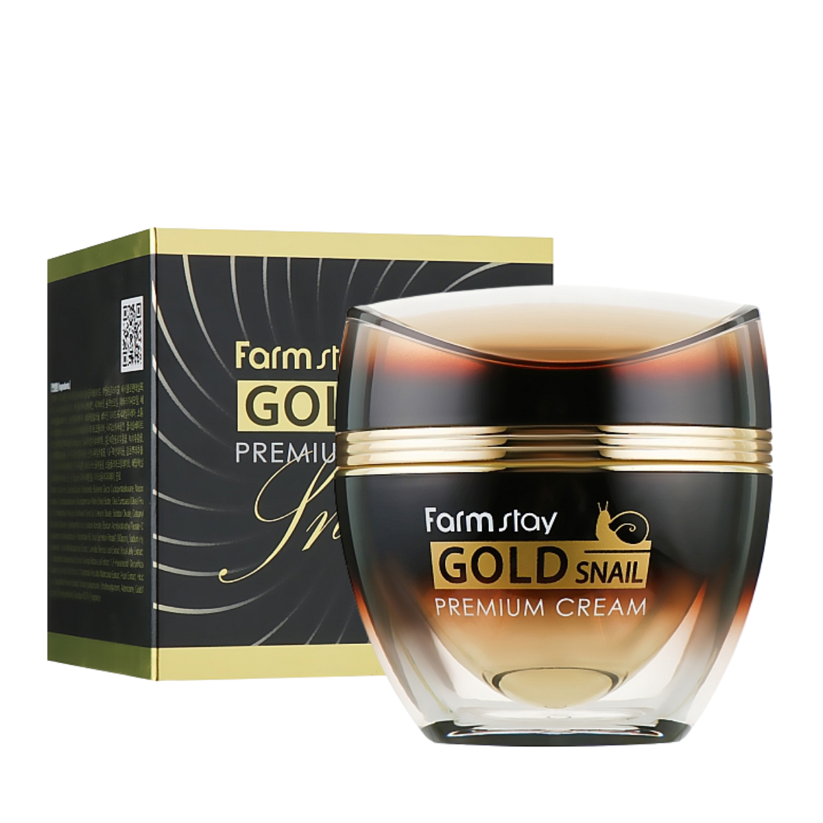 Крем для обличчя омолоджувальний FarmStay Gold Snail з муцином равлика 50 мл Крем для обличчя омолоджувальний FarmStay Gold Snail з муцином равлика 50 мл