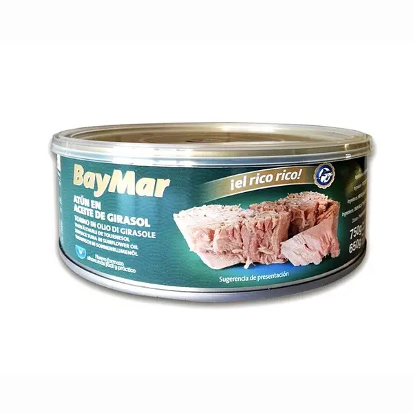 Тунець в соняшниковій олії BayMar ATUN 750г 1шт з кришкою Тунець в соняшниковій олії BayMar ATUN 750г 1шт з кришкою